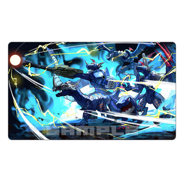 Blue Flare Monsters TCG Playmat