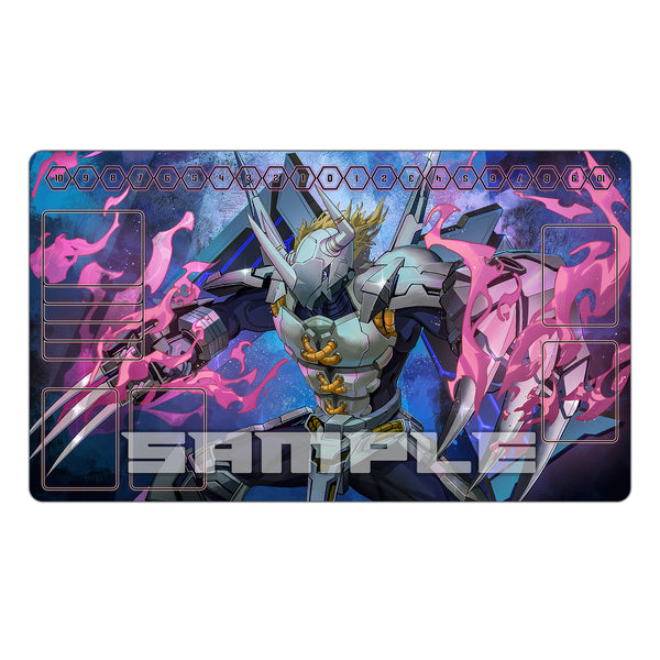 BlackWargreymon Mega Claw Rampage TCG Playmat