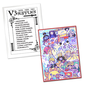 愛らしい麦わらの一味の標準サイズカードスリーブ