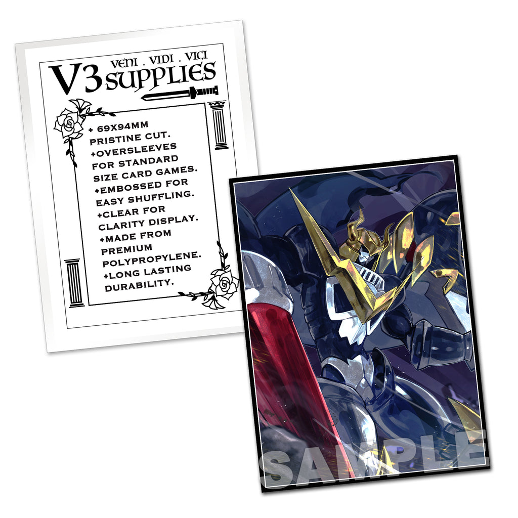 DarkKnightmon Standard Size Card Sleeves Usagi Draws DarkKnightmon Standard Size Card Sleeves Usagi Draws