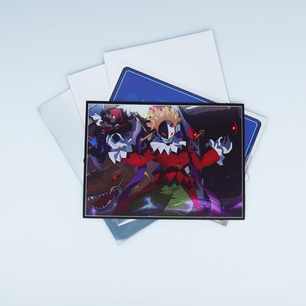 justice league card sleeves The Dark Monsters Standard Size Card Sleeves – Usagi Draws