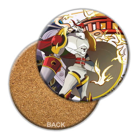 Gallant Knight Ceramic Coaster