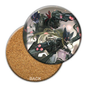 Beelzemon & Beelstarmon Guns Variant 1 Ceramic Coaster