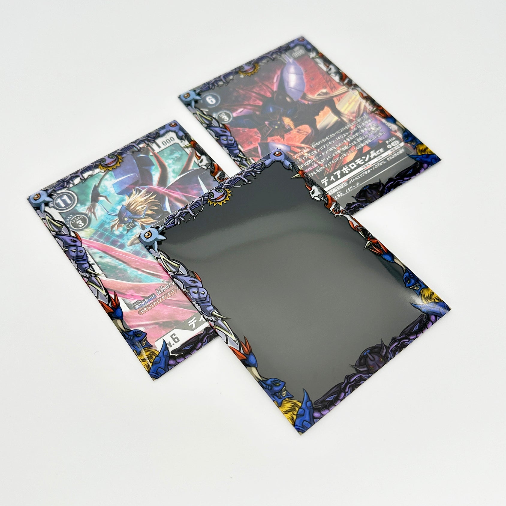 ディアボロモン進化プリントボーダーオーバースリーブ – Usagi Draws