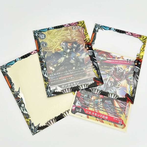 Jesmon & Gankoomon Printed Border Oversleeves