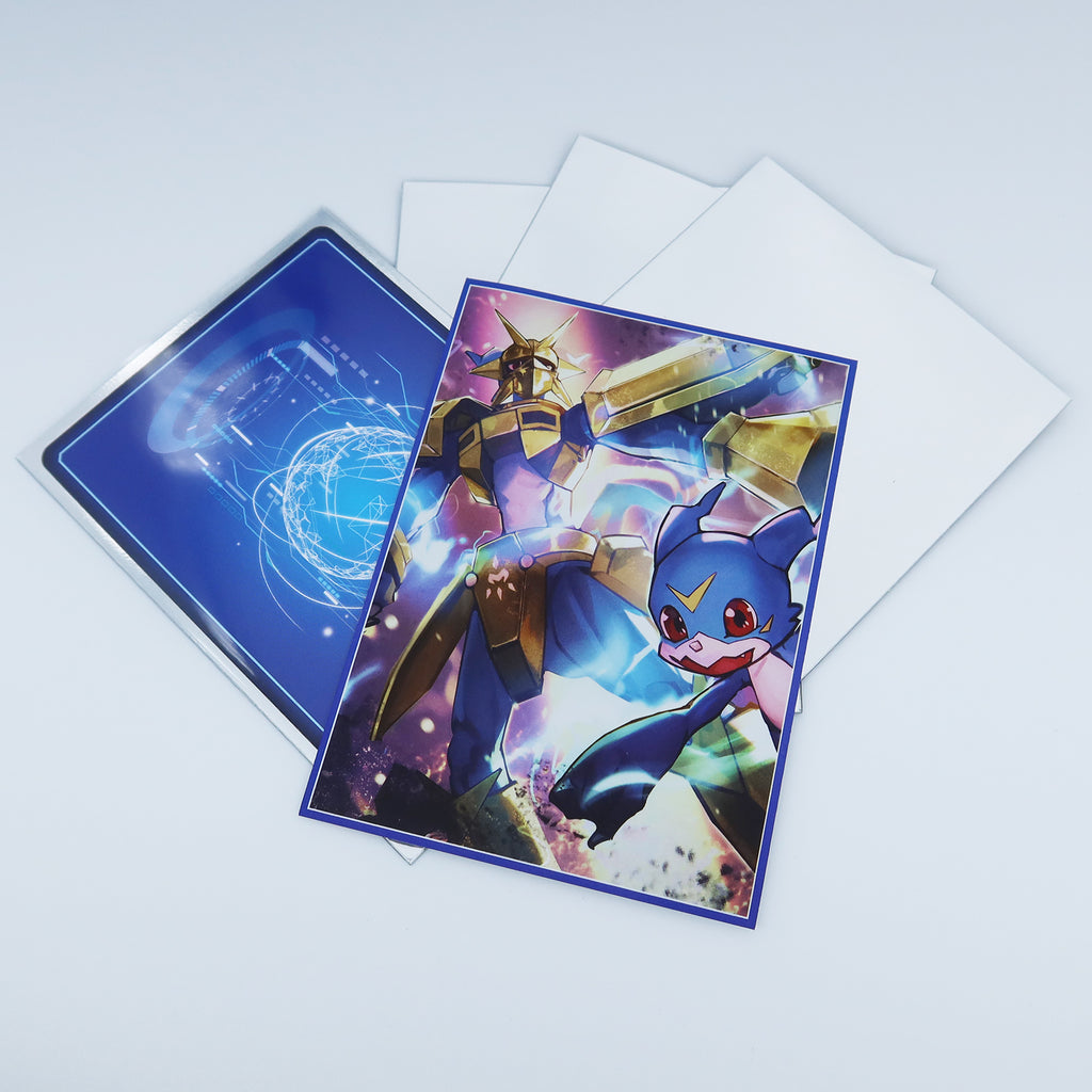 Magnamon & Veemon Standard Size Card Sleeves Usagi Draws Magnamon & Veemon Standard Size Card Sleeves Usagi Draws