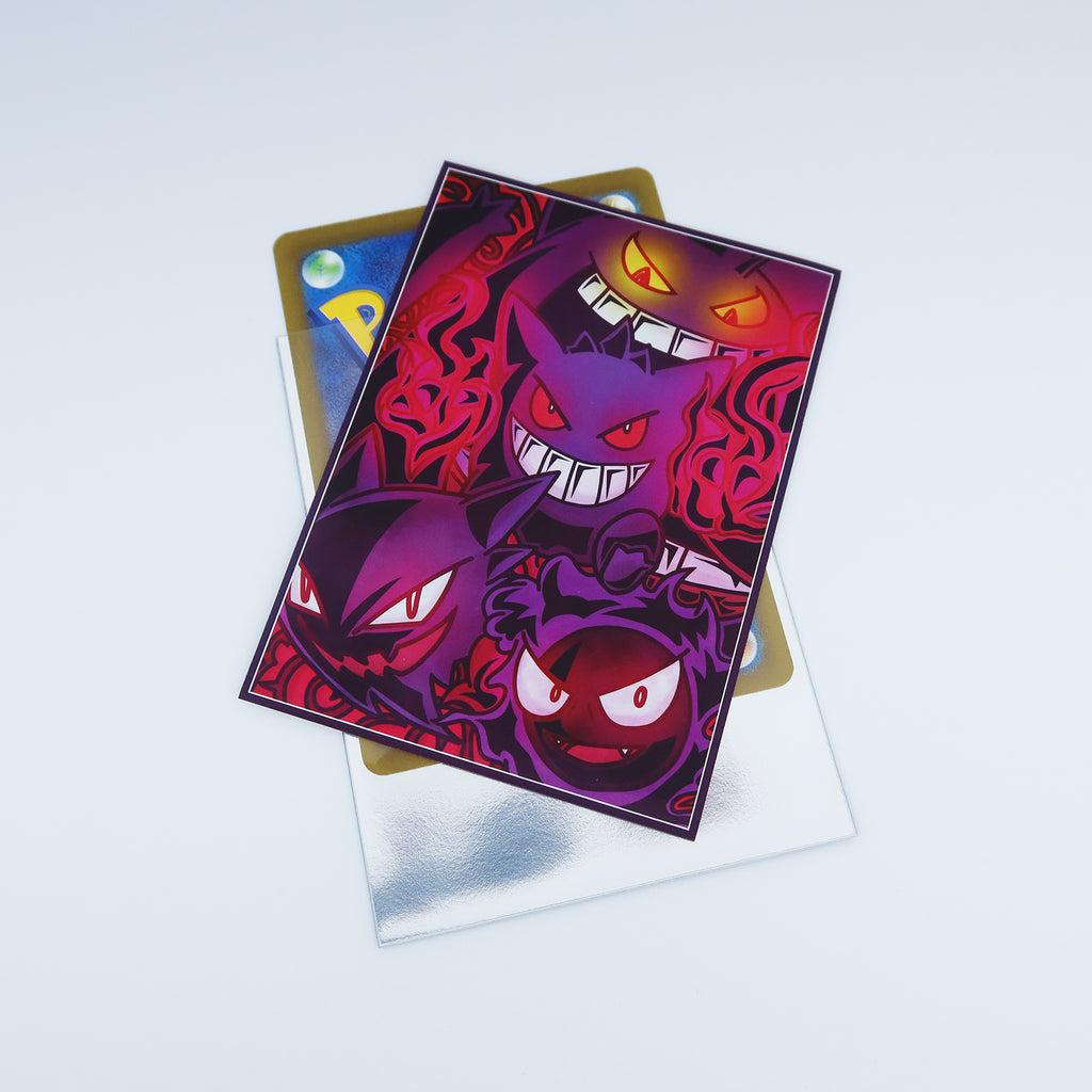 Gengar Evolutions Standard Size Card Sleeves Usagi Draws Gengar Evolutions Standard Size Card Sleeves Usagi Draws
