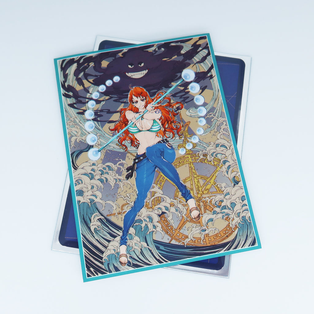 optcg card sleeves Navigator Nami Standard Size Card Sleeves – Usagi Draws