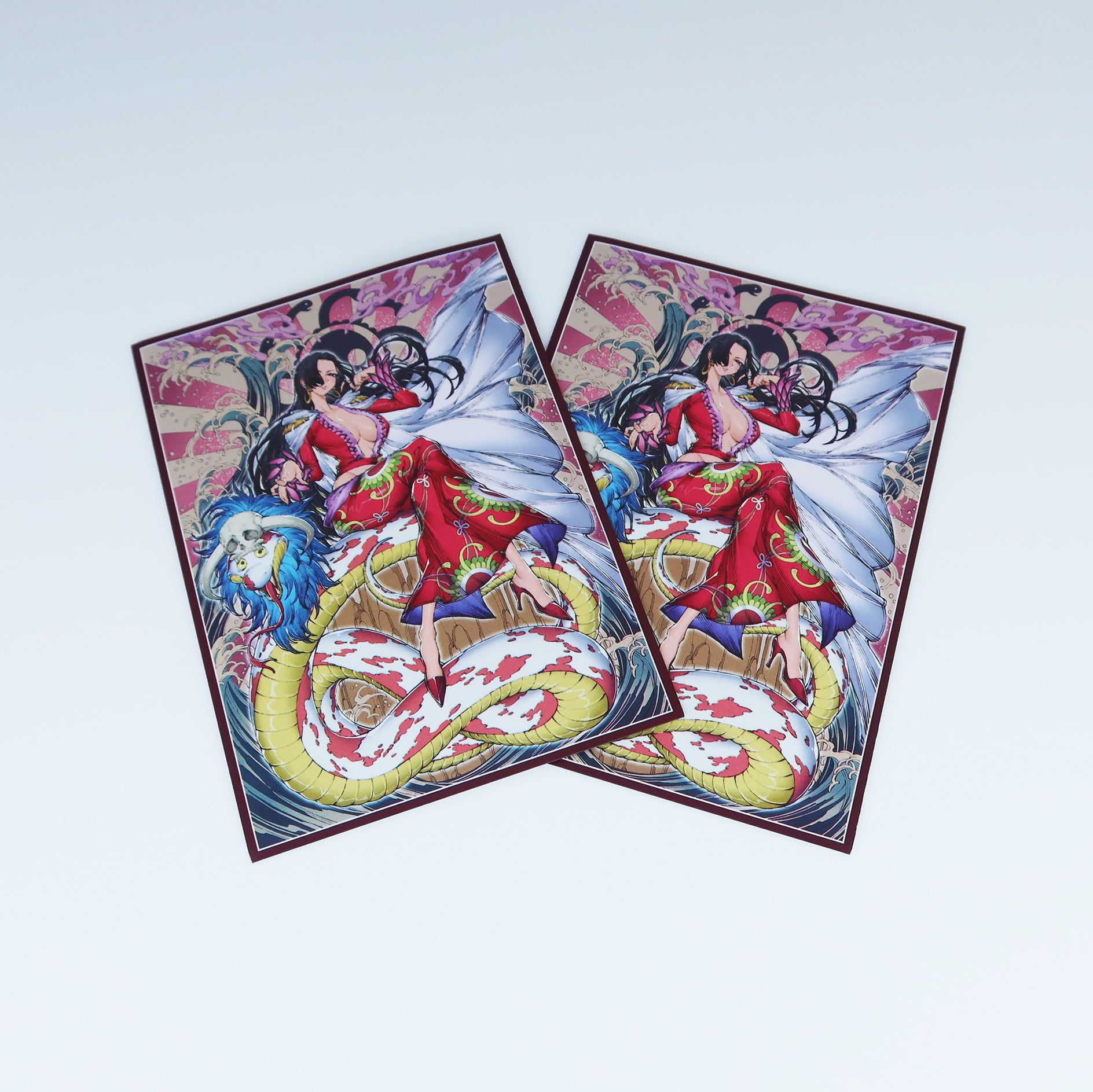 ハンコック　遊戯王　スリーブ　まとめ ボア・ハンコック 標準サイズ カードスリーブ – Usagi Draws