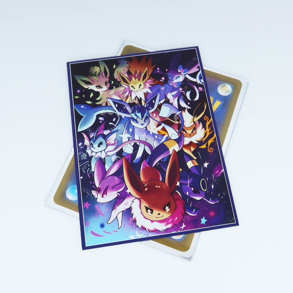 Eeveelutions Party Standard Size Card Sleeves Usagi Draws Eeveelutions Party Standard Size Card Sleeves Usagi Draws