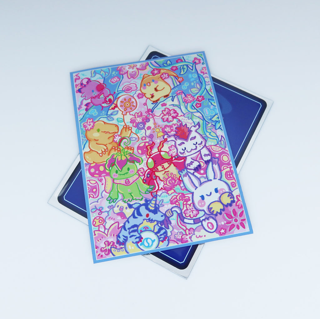 Kawaii Sakura Adventure Standard Size Card Sleeves Usagi Draws Kawaii Sakura Adventure Standard Size Card Sleeves Usagi Draws