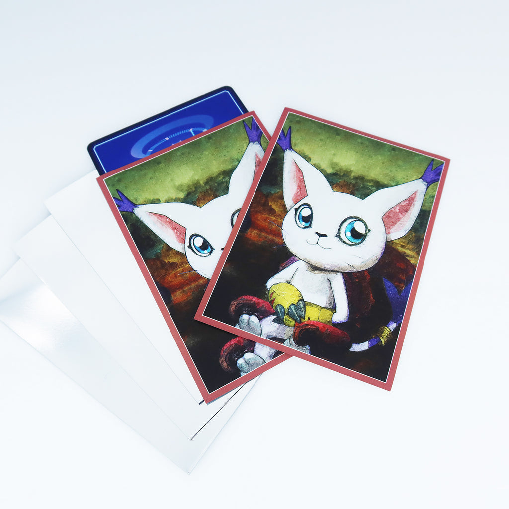 cat card sleeves Gato Lisa Standard Size Card Sleeves – Usagi Draws