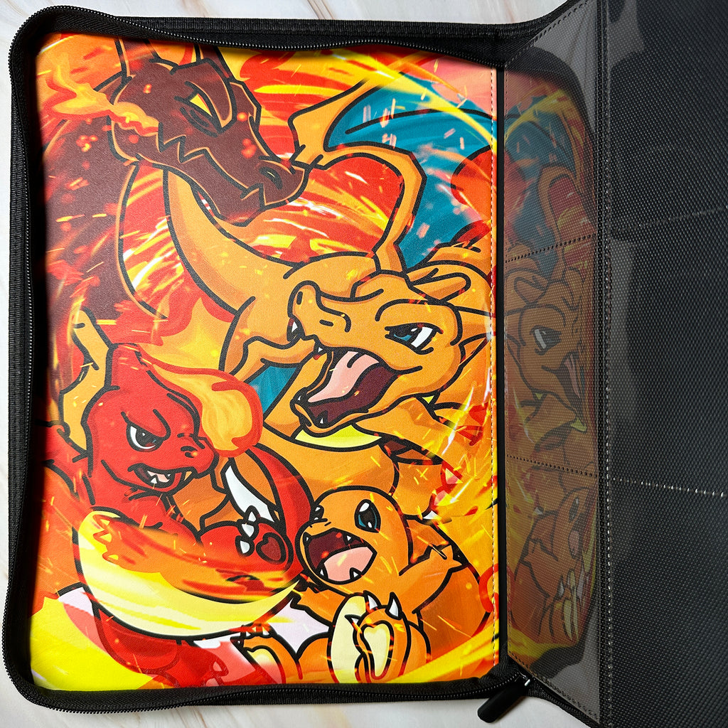 charizard pokemon card binder Charizard Evolution TCG Binder (Limited Quantities in Stock) – Usagi Draws