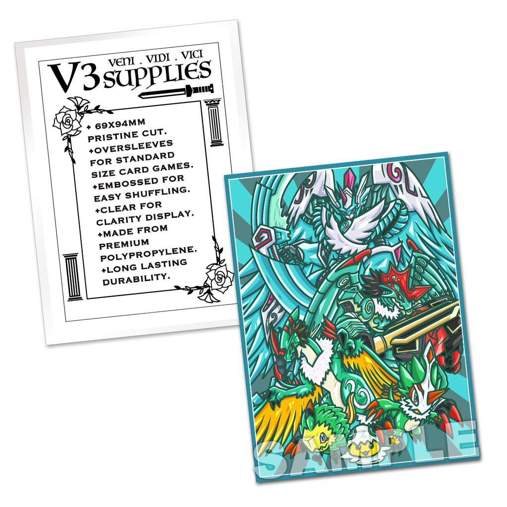 Zephagamon Evolution Standard Size Card Sleeves Usagi Draws Zephagamon Evolution Standard Size Card Sleeves Usagi Draws