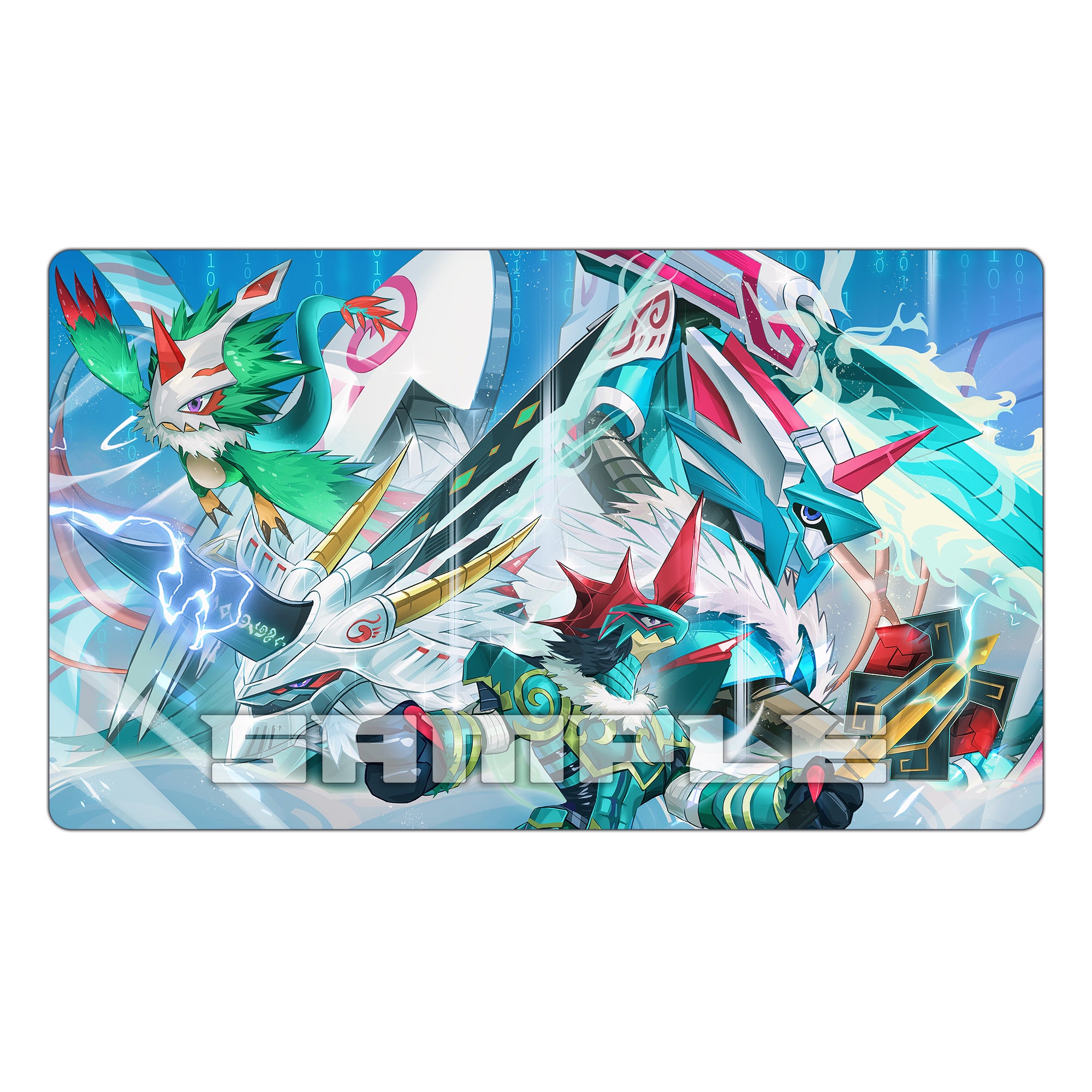 Zephaga Vortex Evolutions TCG Playmat – Usagi Draws