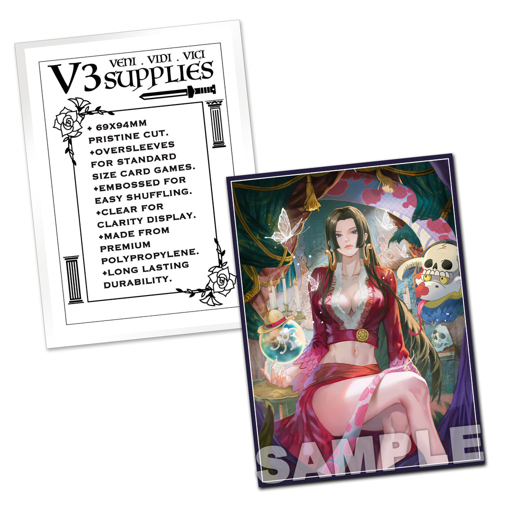 Pirate Empress Boa Hancock Standard Size Card Sleeves Usagi Draws Pirate Empress Boa Hancock Standard Size Card Sleeves Usagi Draws