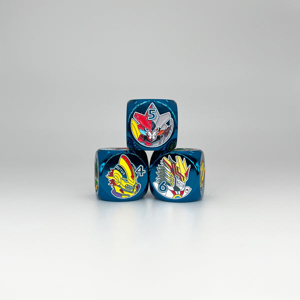 Gaiamon Evolution Metal Dice [Limited Quantities in Stock]