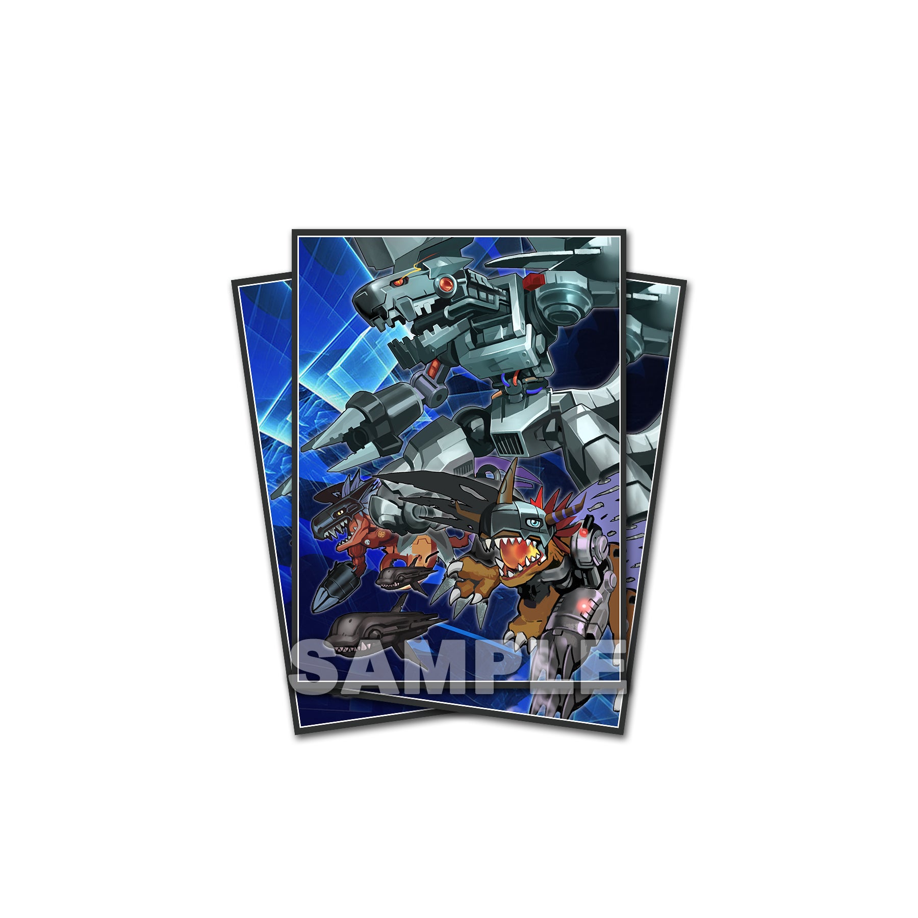 Metal, Mega & Machinedramon Standard Size Card Sleeves Usagi Draws Metal, Mega & Machinedramon Standard Size Card Sleeves Usagi Draws