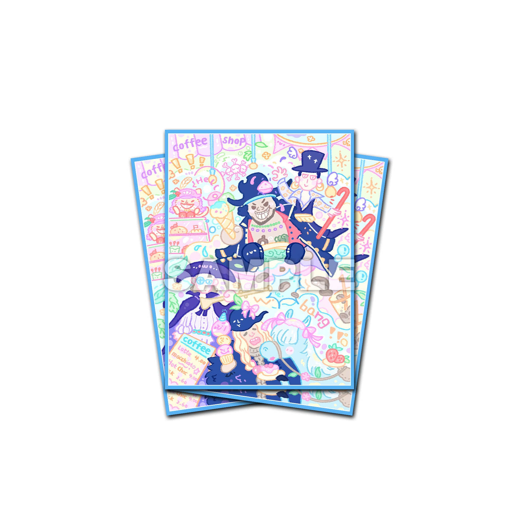 Blackbeard Pirates Cafe Standard Size Card Sleeves Usagi Draws Blackbeard Pirates Cafe Standard Size Card Sleeves Usagi Draws