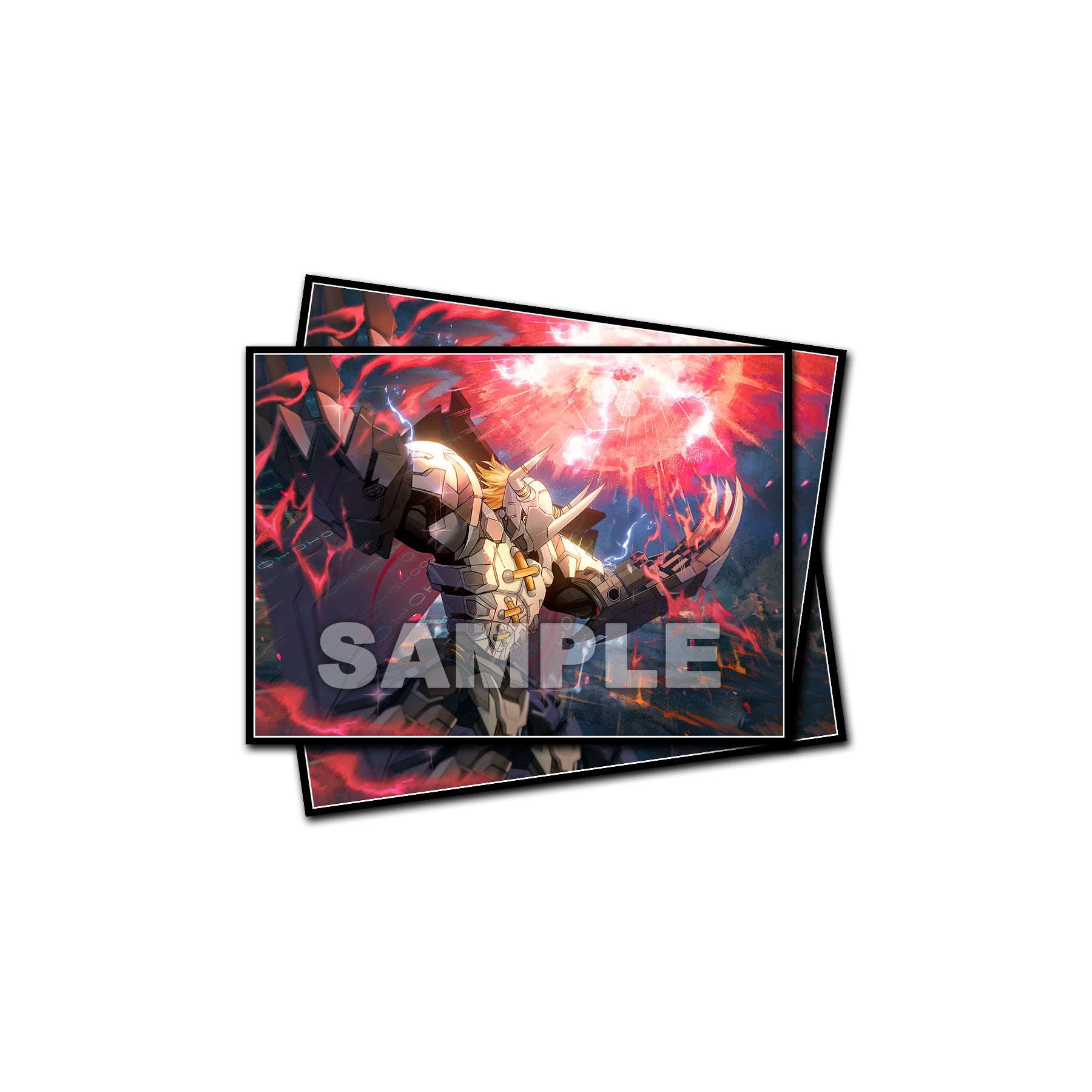 BlackWarGreymon Terra Destroyer Standard Size Card Sleeves [In-Stock]