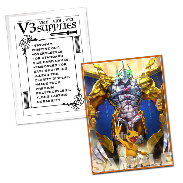 WarGreymon & Agumon Standard Size Card Sleeves