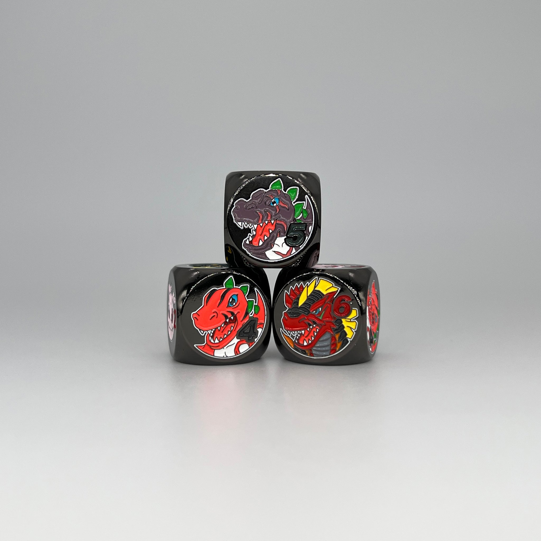 Dinomon Evolution Metal Dice [Limited Quantities in Stock
