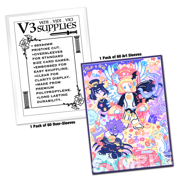 Seven Cute Demon Lords Standard Size Card Sleeves