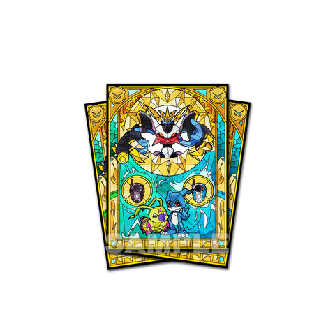 Imperialdramon FM Stained Glass Art Standard Size Card Sleeves