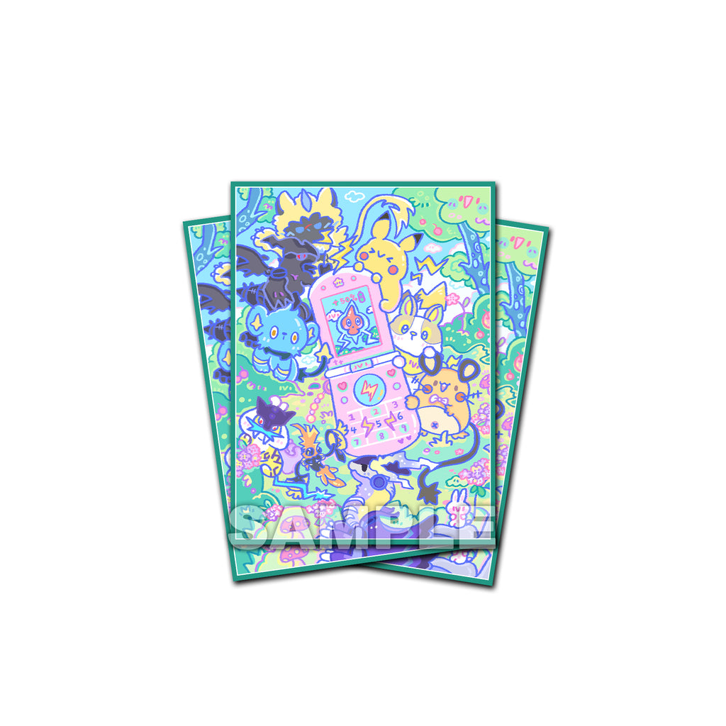 Electrifying Forest Standard Size Card Sleeves – Usagi Draws