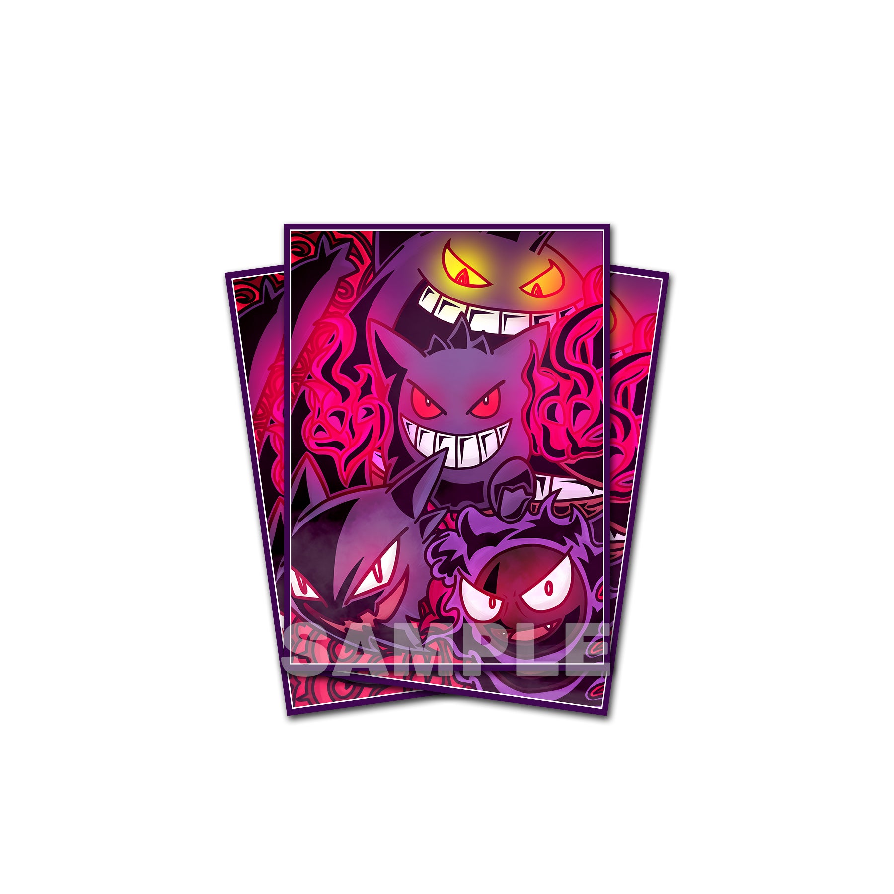 Gengar Evolutions Standard Size Card Sleeves Usagi Draws Gengar Evolutions Standard Size Card Sleeves Usagi Draws