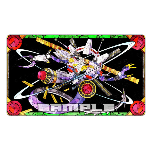 Galacticmon’s Celestial Orbit – Stained Glass TCG Battle Playmat