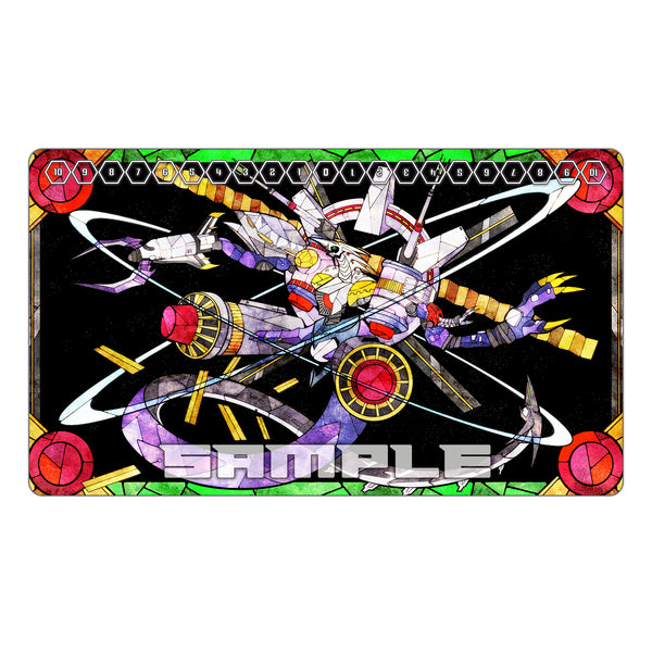 Galacticmon’s Celestial Orbit – Stained Glass TCG Battle Playmat