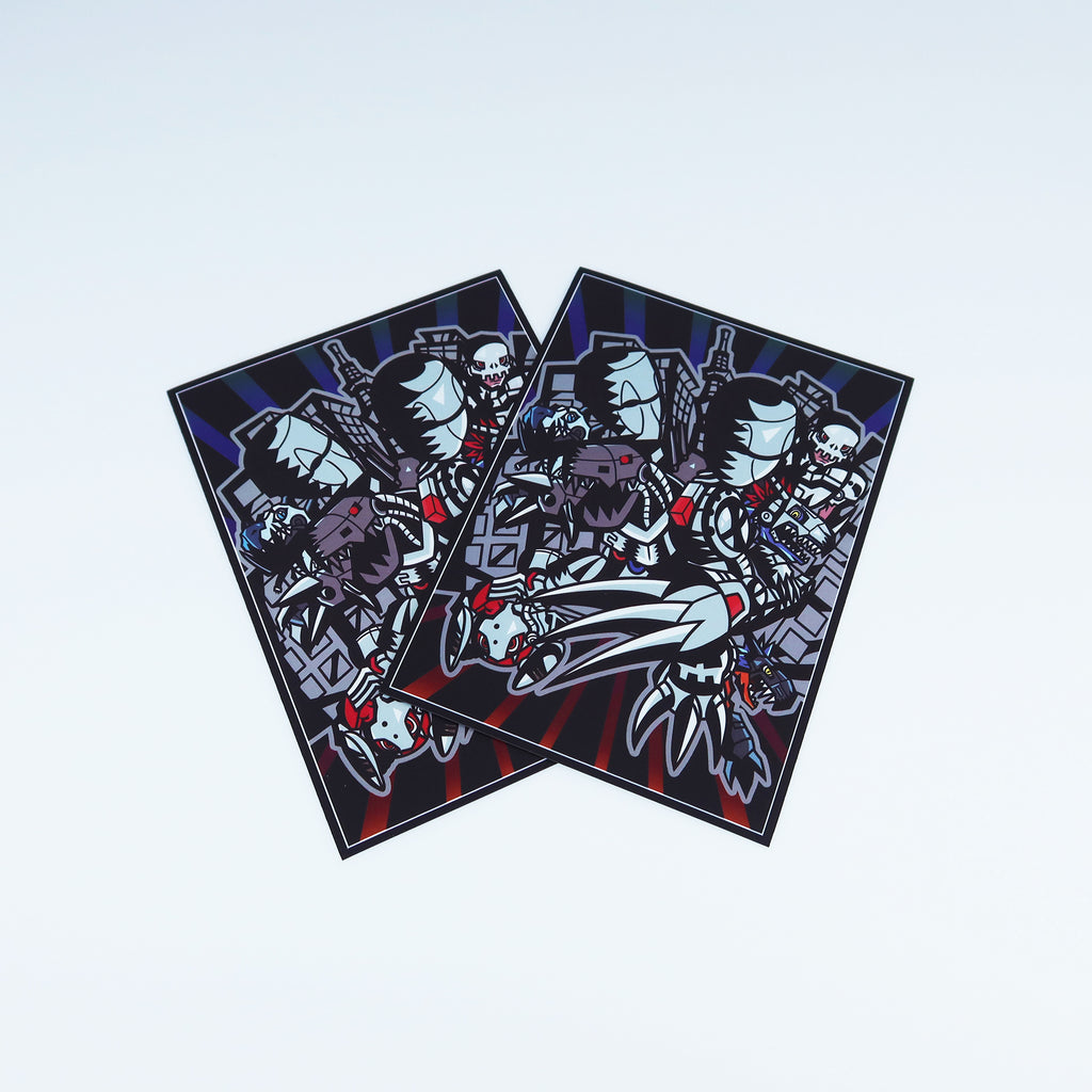 Machinedramon Metal Empire Standard Size Card Sleeves Usagi Draws Machinedramon Metal Empire Standard Size Card Sleeves Usagi Draws
