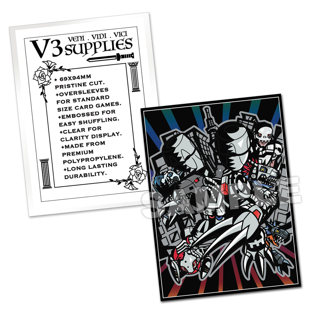 Machinedramon Metal Empire Standard Size Card Sleeves Usagi Draws Machinedramon Metal Empire Standard Size Card Sleeves Usagi Draws