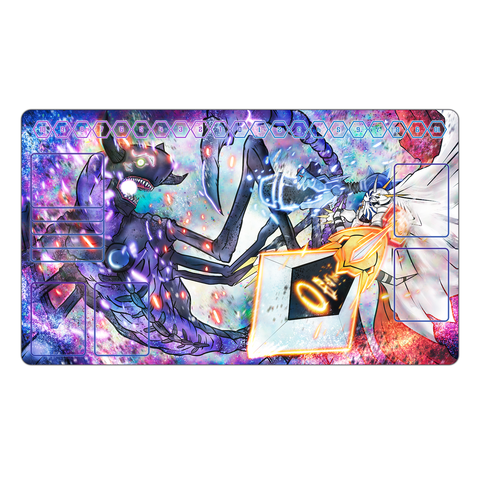 Armageddemon vs Omnimon TCG Playmat