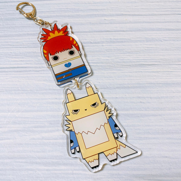 Digimon Tamers Minimalistic Hanging Charms