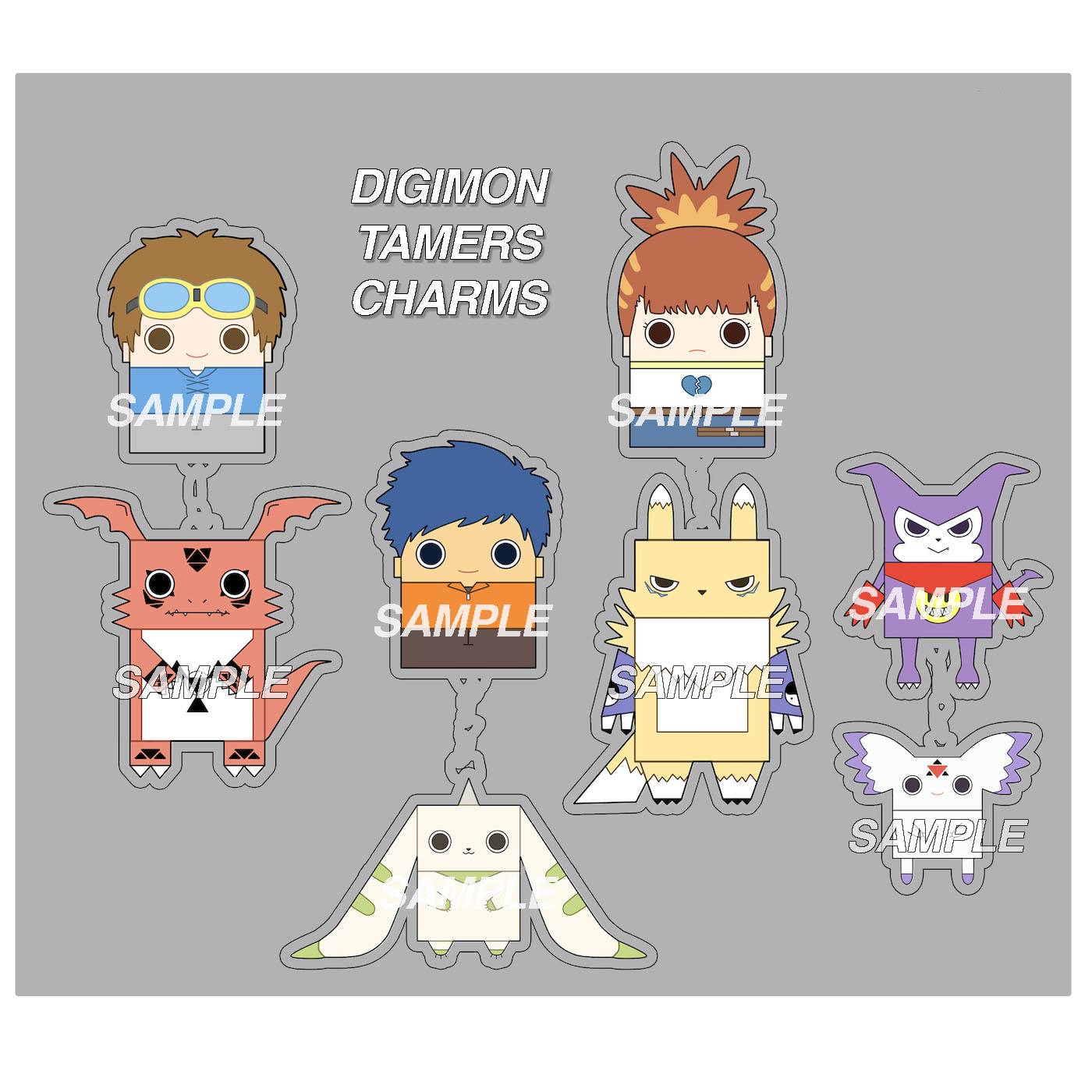 デジモンテイマーズ ミニマルハンギングチャーム – Usagi Draws