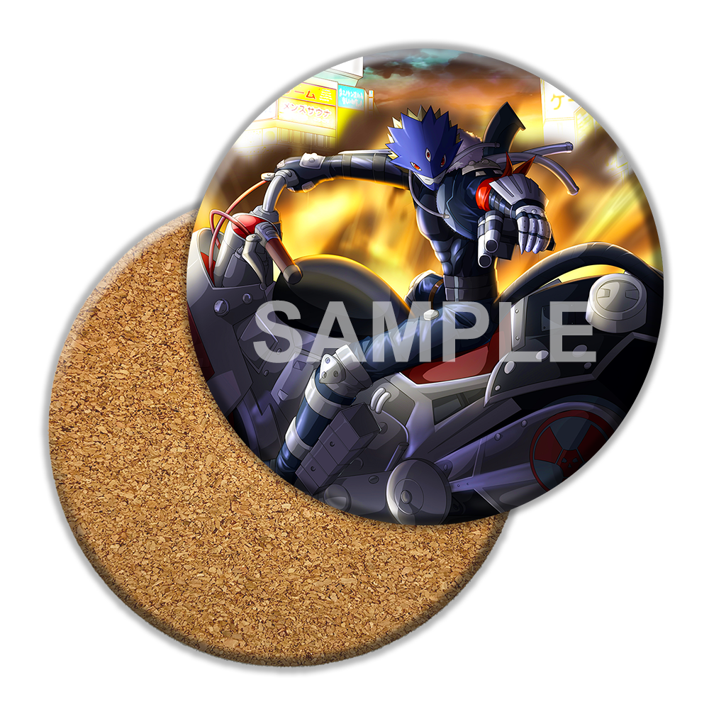 Beelzemon Riding Behemoth Ceramic Coaster