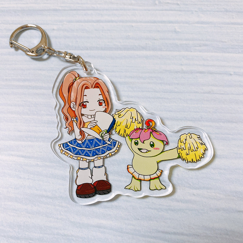 デジモンアドベンチャー 運動会アクリルチャーム – Usagi Draws