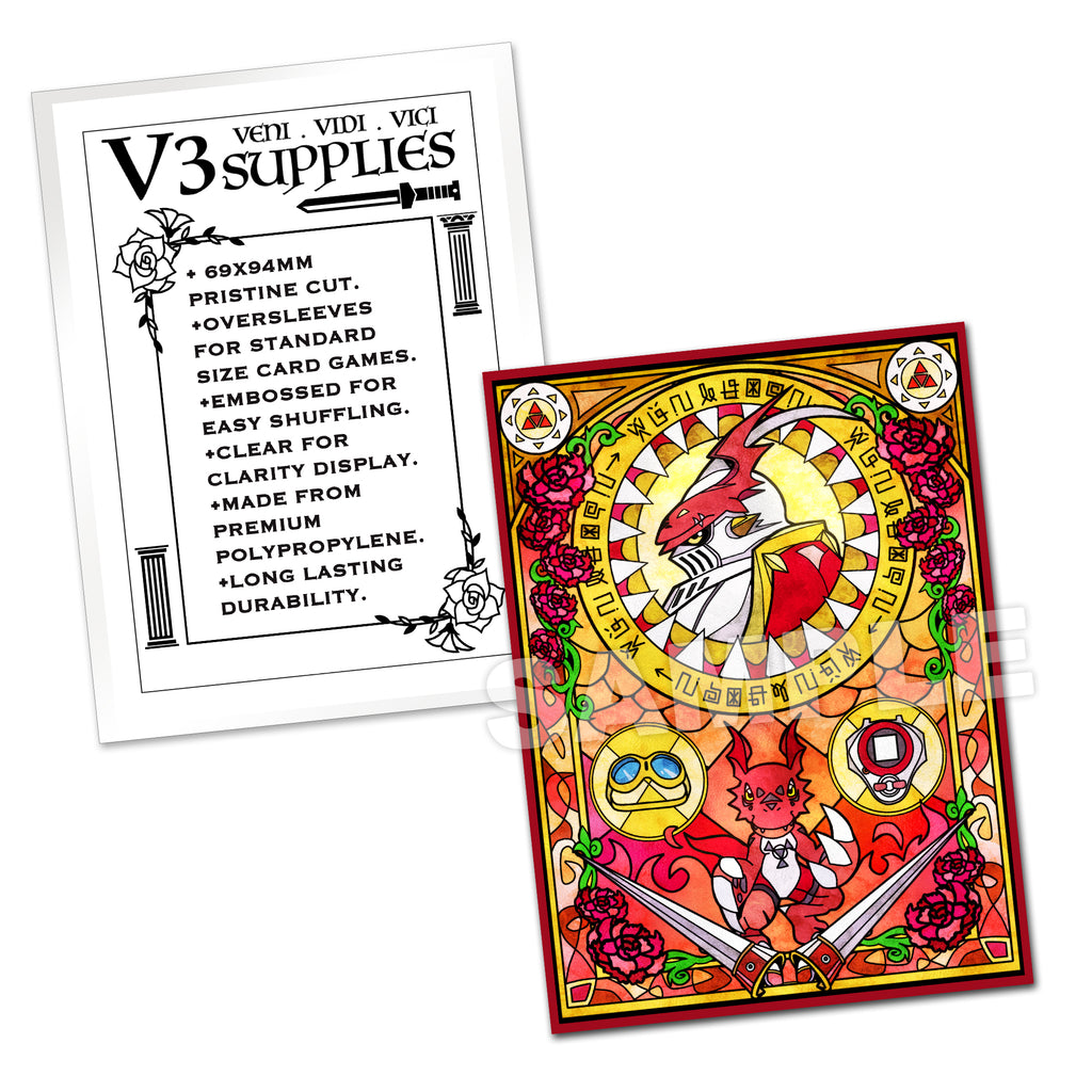 Gallantmon & Guilmon Standard Size Card Sleeves Usagi Draws Gallantmon & Guilmon Standard Size Card Sleeves Usagi Draws