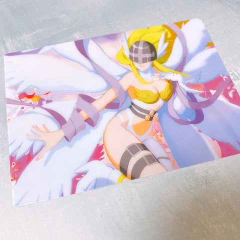 Angewomon Plastic Card Print