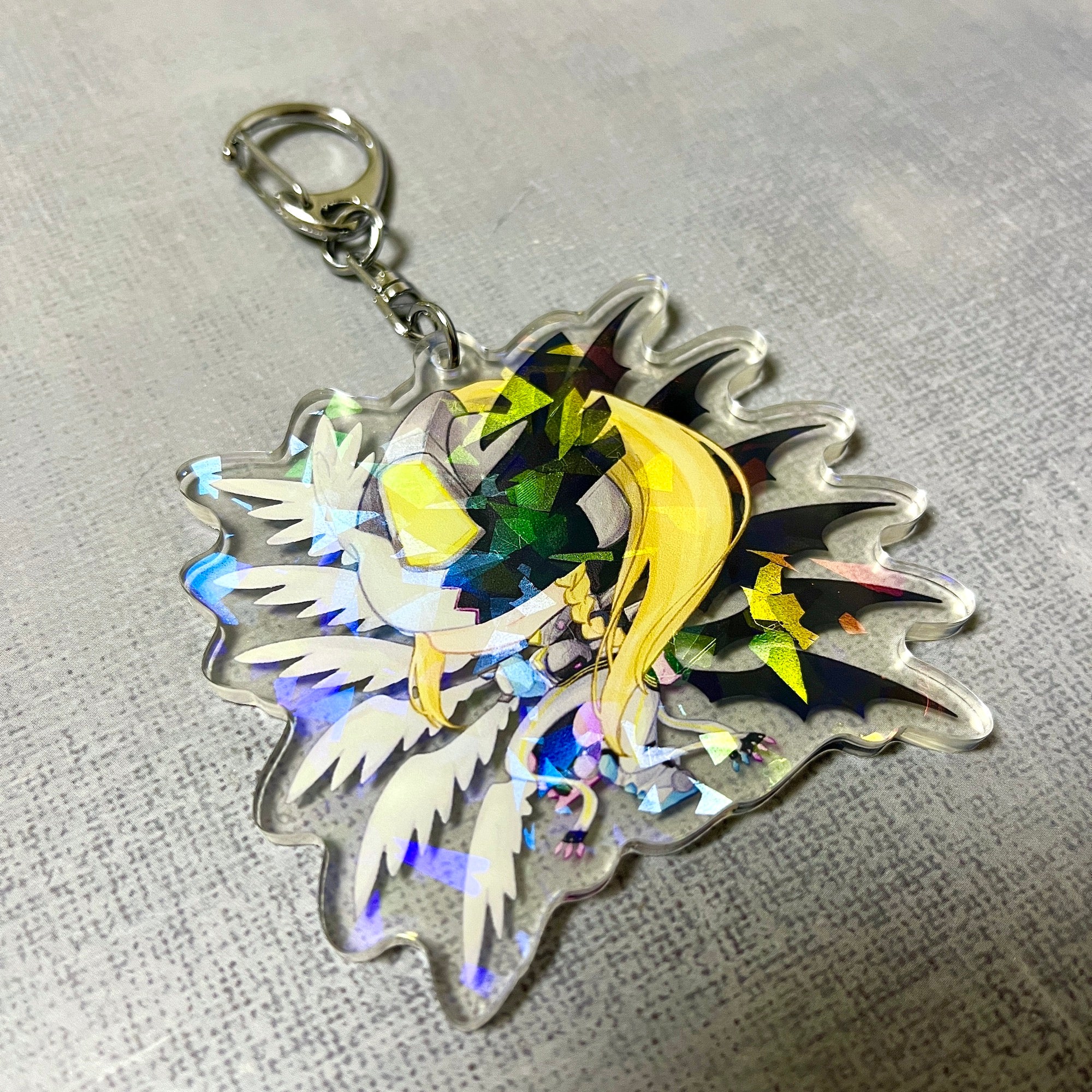 Mastemon Chibi Acrylic Keychain – Usagi Draws
