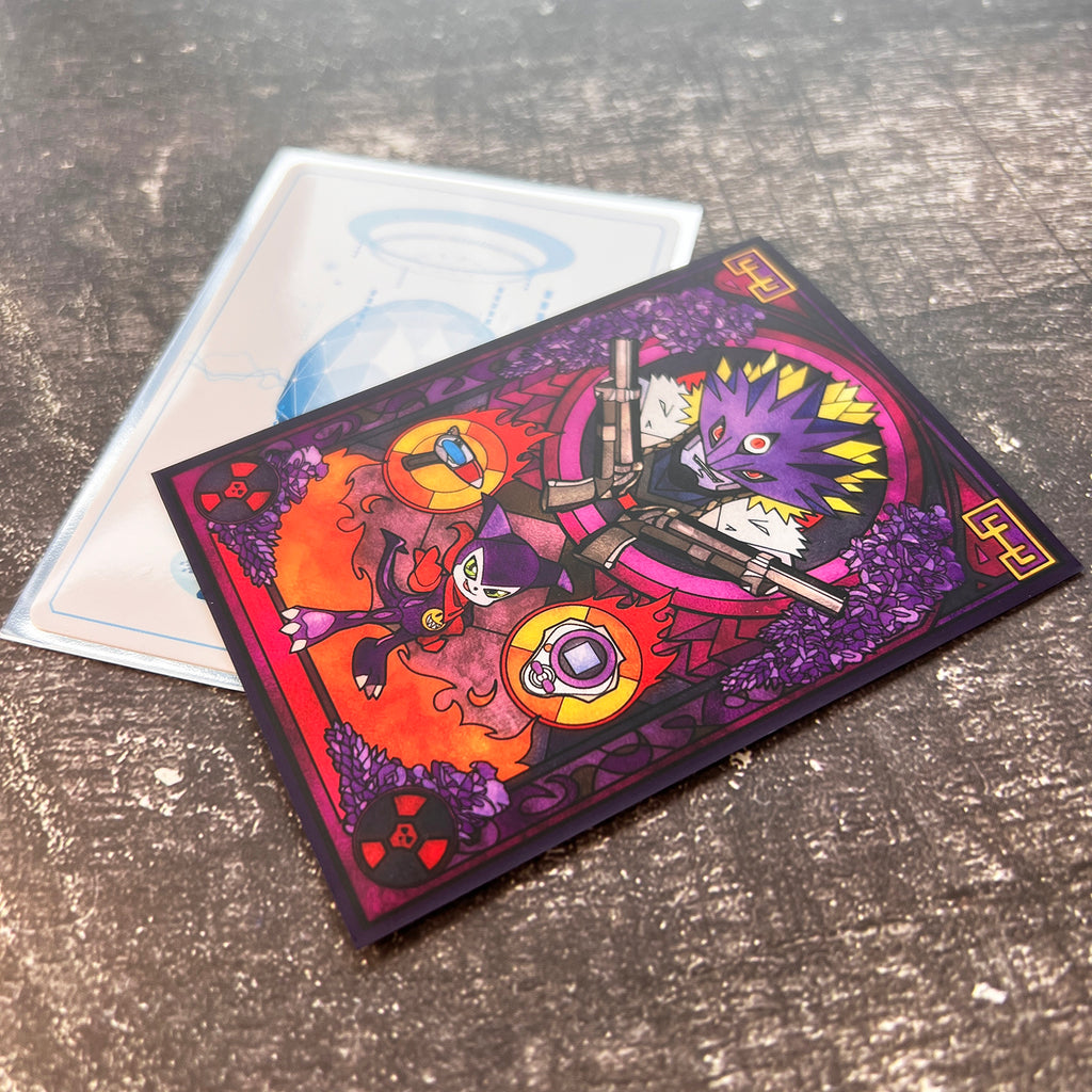 Beelzemon & Impmon Standard Size Card Sleeves Usagi Draws Beelzemon & Impmon Standard Size Card Sleeves Usagi Draws