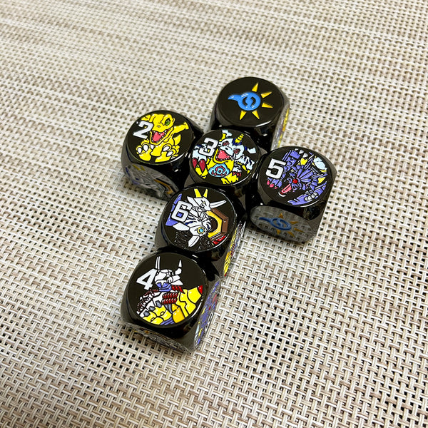 Friendship & Courage Chipless Metal Dice