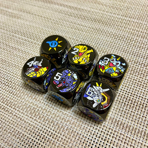 Friendship & Courage Chipless Metal Dice