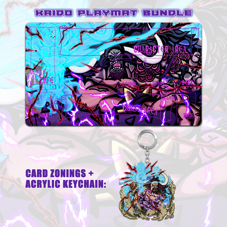 Kaido One Piece Playmat Bundle Usagi Draws