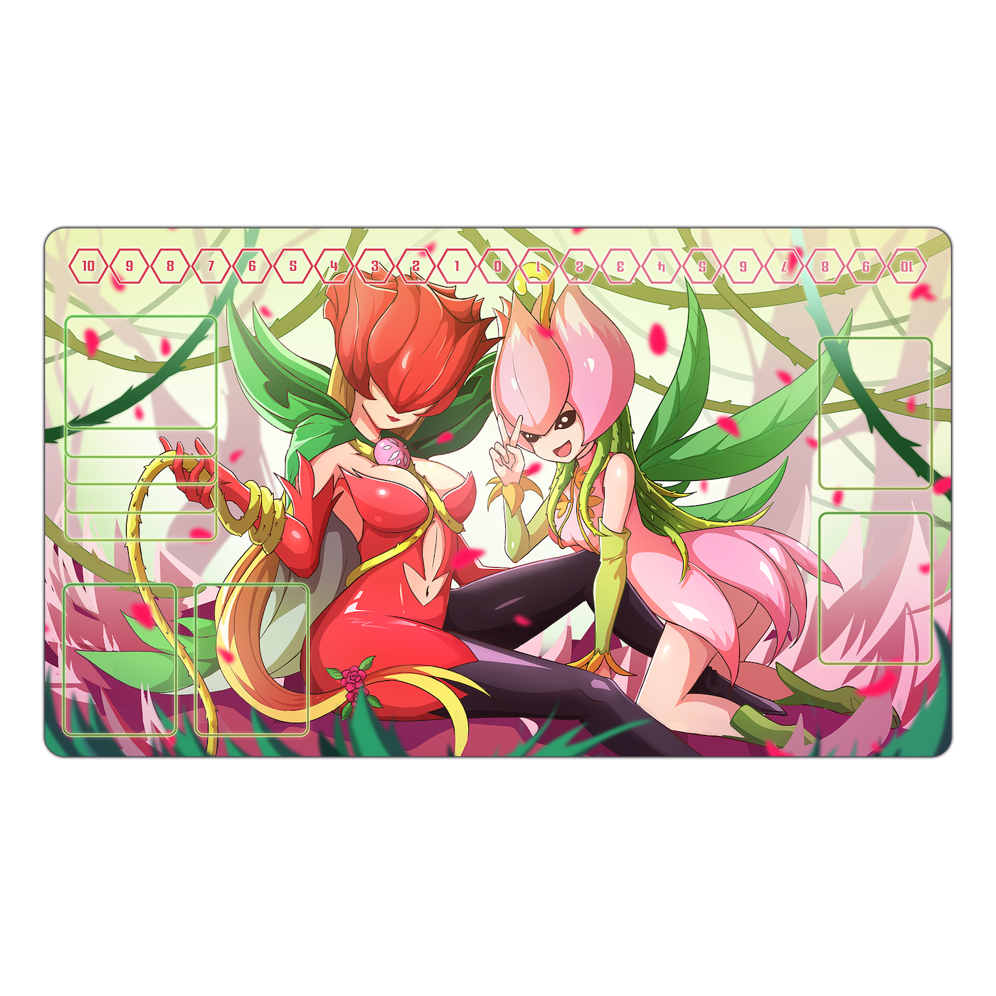 Rosemon & Lillymon TCG Playmat Usagi Draws Rosemon & Lillymon TCG Playmat Usagi Draws