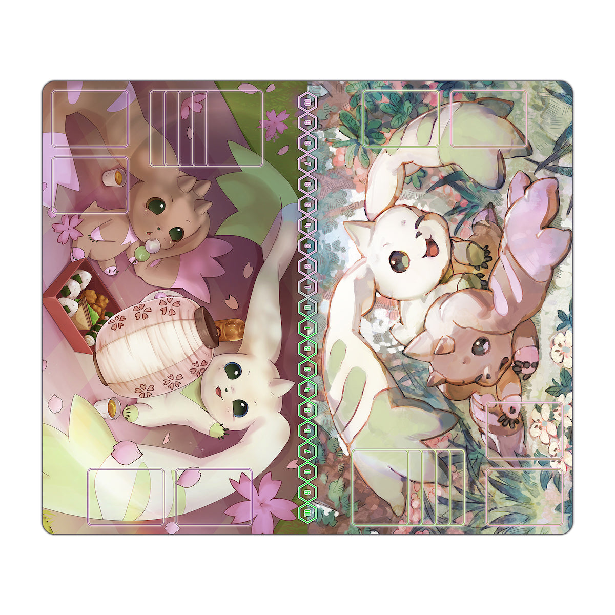 Terriermon & Lopmon TCG 2-Player Playmat, Digimon Playmats, Digimon Card Game, TCG Gaming Mousepad, Adventure, buy Tamers