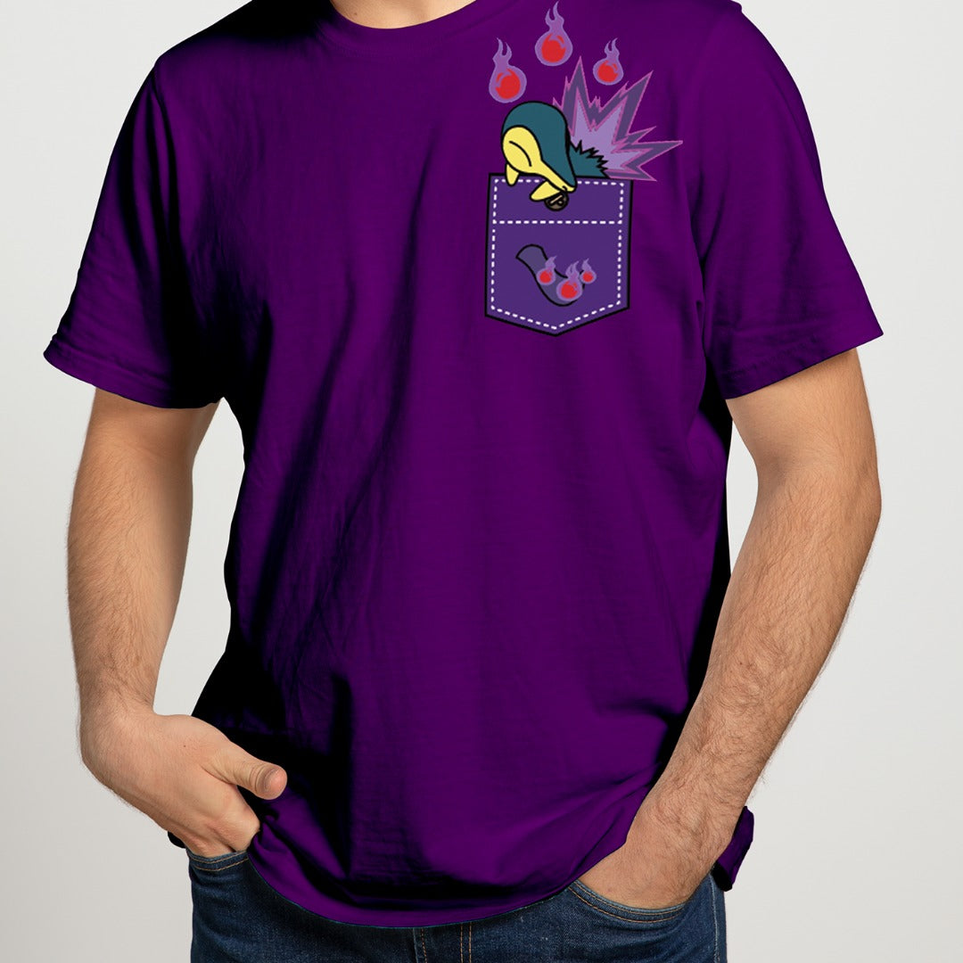 Cyndaquil 포켓 시리즈 티셔츠