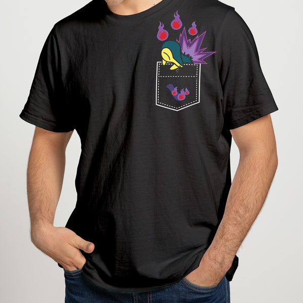 Cyndaquil 포켓 시리즈 티셔츠